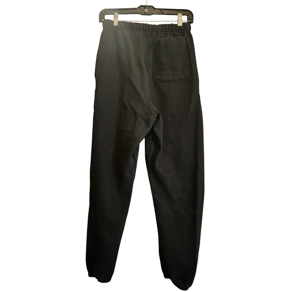 Champion Reverse Weave Sweatpants Mens Small Black Good Joggers GF71 BKC - Picture 2 of 13